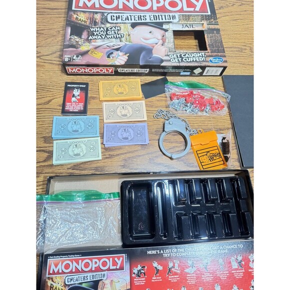 Monopoly Game: Cheaters Edition Board Game Ages 8 and Up - Picture 9 of 10